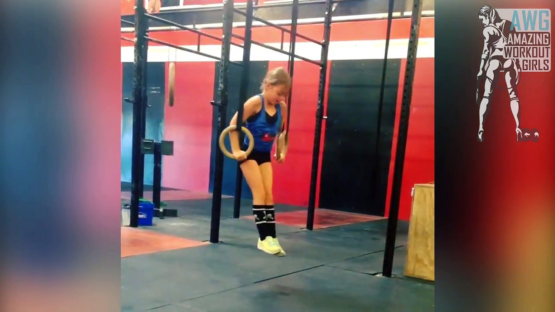 Amazing Workout - Crossfit little girl queen beezy13 _ AWG