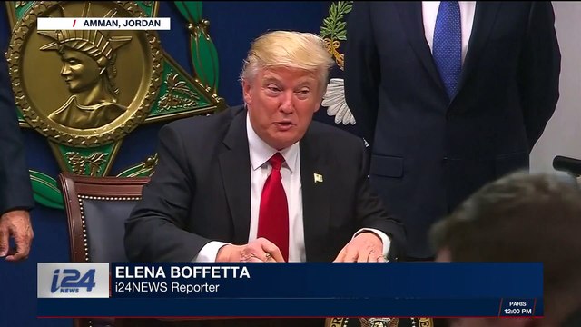 i24NEWS DESK | Pence met with protests in Jordan on Mideast tour | Sunday, January 21st 2018