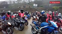 Brest. 200 motards en colère en route vers Châteaulin