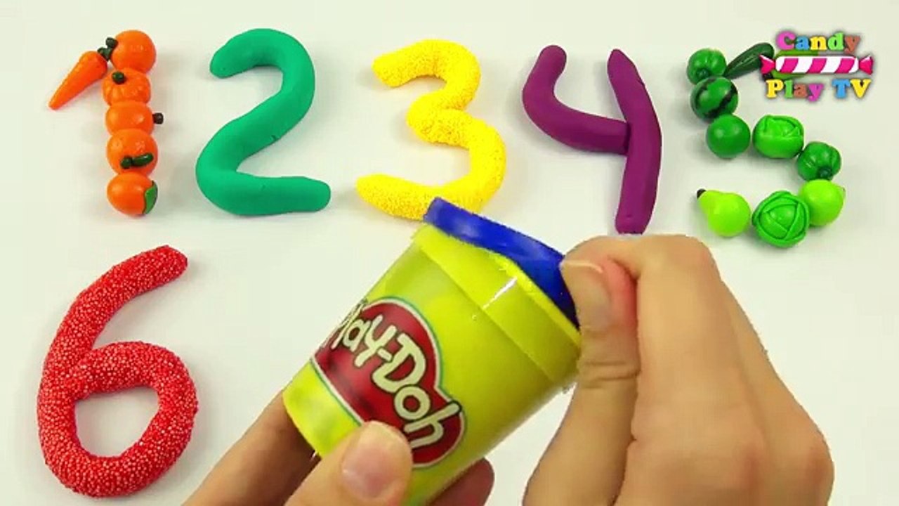 Learn To Count make Numbers with Play Doh | Learn To Count with Playdough | Learn Colors Collection