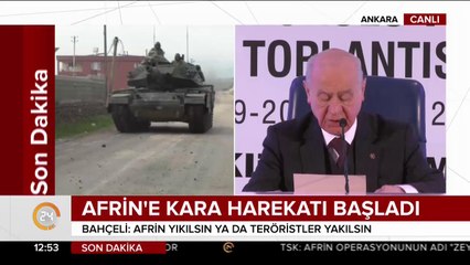 Afrin'de terörle mücadele