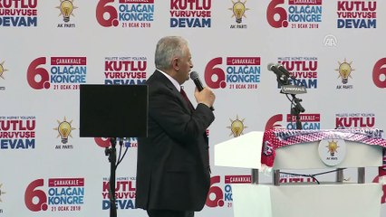 Başbakan Yıldırım: 'Millet adına konuşmak için eserin olacak' - ÇANAKKALE