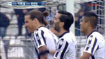 2-0 Emmanuel Kone Own Goal [HD] - PAOK 2 - 0 Apollon Smyrnis - 21.01.2018 [HD]