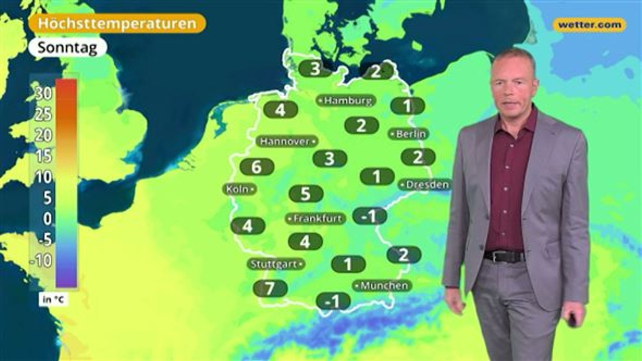 Das Wetter in Deutschland am 21. Januar 2018
