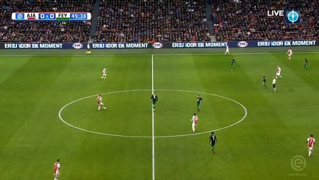 Donny van de Beek Goal HD - Ajax	1-0	Feyenoord 21.01.2018