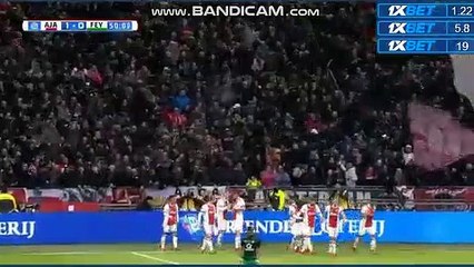 Donny van de Beek Goal HD - Ajax 1-0 Feyenoord 21.01.2018