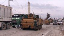 Askeri araçlar Kilis sınırından Afrine doğru ilerliyor - KİLİS