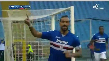 Sampdoria 2-0_Fiorentina Fabio Quagliarella 2nd Goal HD -  21.01.2018