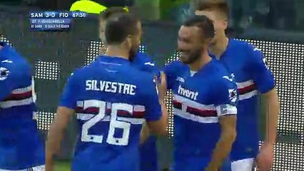 Fabio Quagliarella  Goal HD - Sampdoria 3-0 Fiorentina 21.01.2018