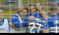 Sampdoria - Fiorentina 3-0 GOAL Quagliarella (Hattrick) 21-01-2018