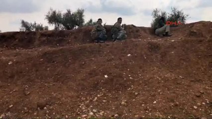 Kilis-Azez Uçaklar Havadan, Öso Karadan Vuruyor