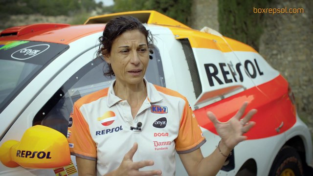 Entrevista a la fisioterapeuta del equipo Repsol en el Dakar