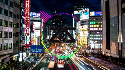 Tokyo annaland remix audio visualiser (z &z)
