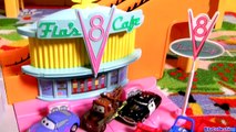 Tomica Cars Flo's V8 Cafe Track Highway Pursuit Radiator Springs TakaraTomy Racetrack Disney Pixar
