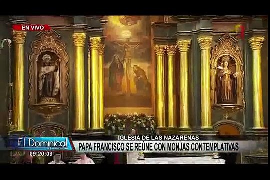 Papa Francisco visita el Santuario de Las Nazarenas