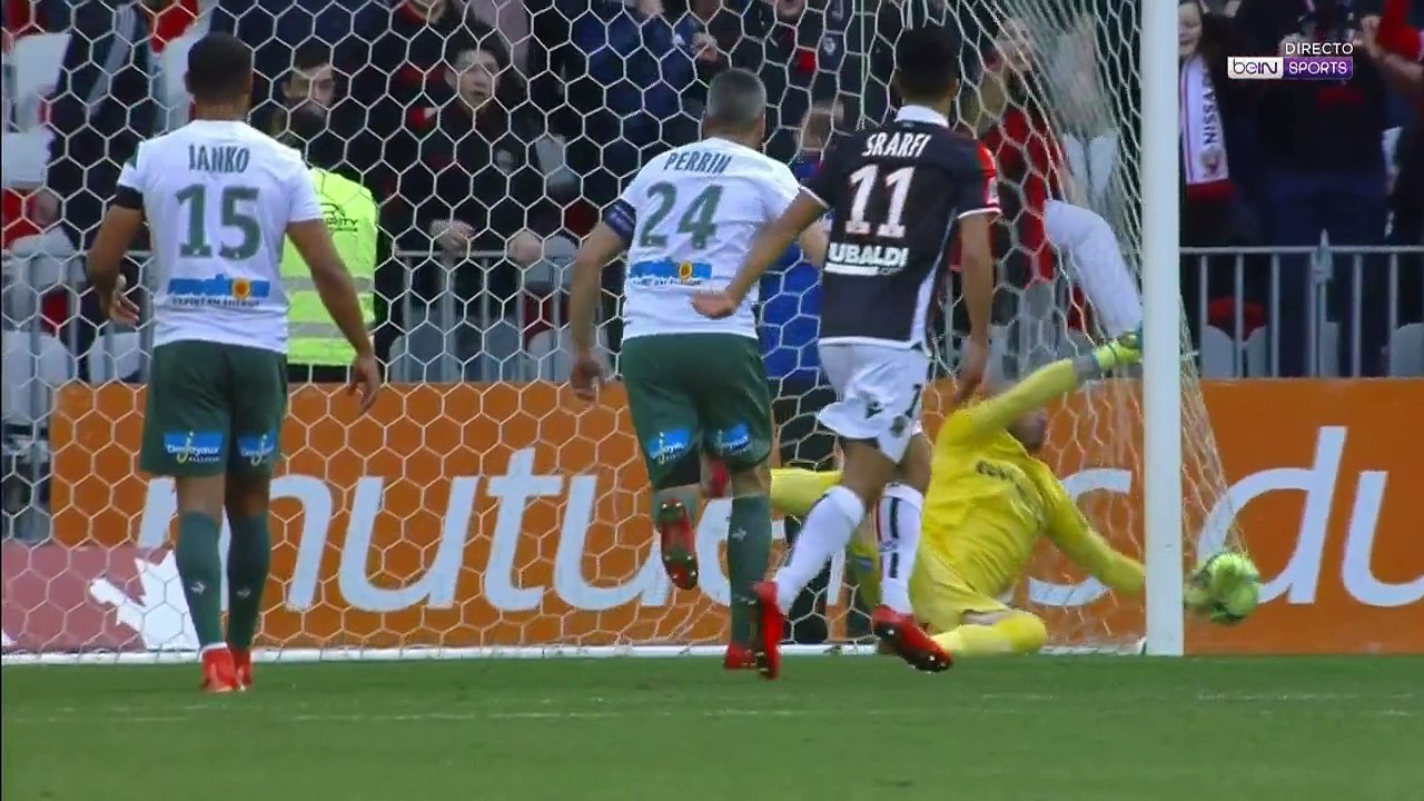 Buts Nice 1-0 Saint-Etienne résumé OGCN - ASSE
