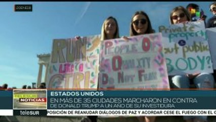 EE.UU.: Women`s March 2018 se realiza en más de 35 ciudades