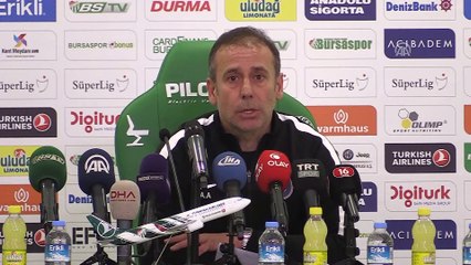 Bursaspor-Medipol Başakşehir maçının ardından - Abdullah Avcı - BURSA