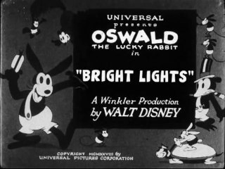 Oswald The Lucky Rabbit: Bright Lights (1928)