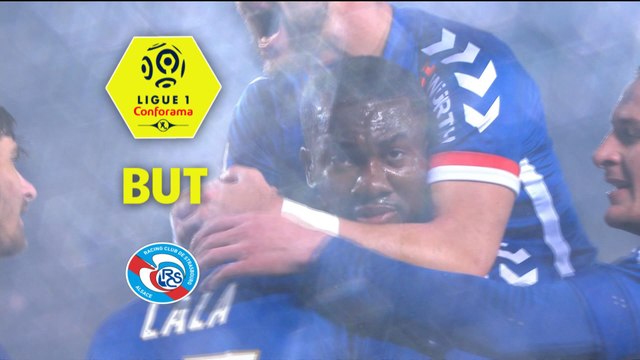 But Kenny LALA (19ème pen) / RC Strasbourg Alsace - Dijon FCO - (3-2) - (RCSA-DFCO) / 2017-18