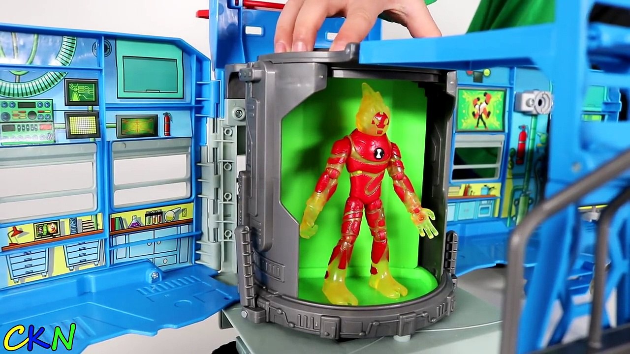 Ben 10 Toys Transforming Alien Playset Rustbucket Unboxing And Playing With Ckn Toys