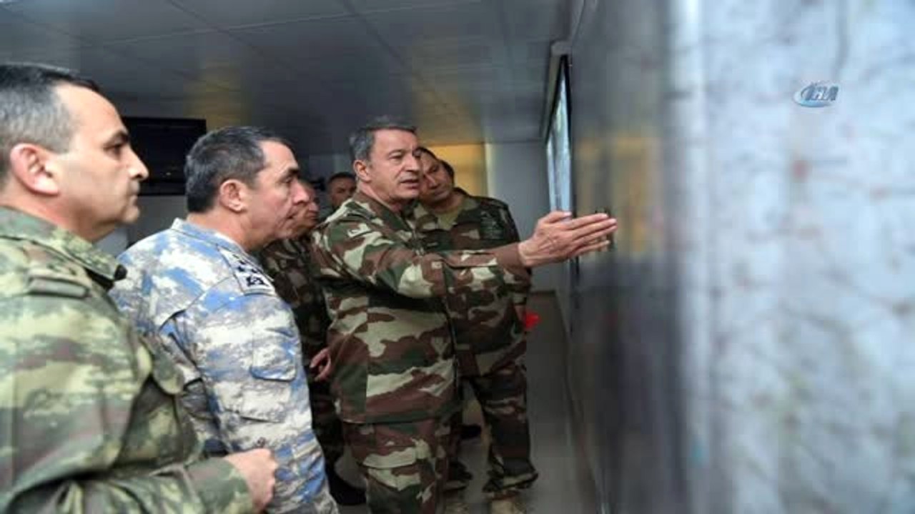 Genelkurmay Başkanı Akar Zeytin Dalı Harekatı ile İlgili Hatay'da İncelemede Bulundu