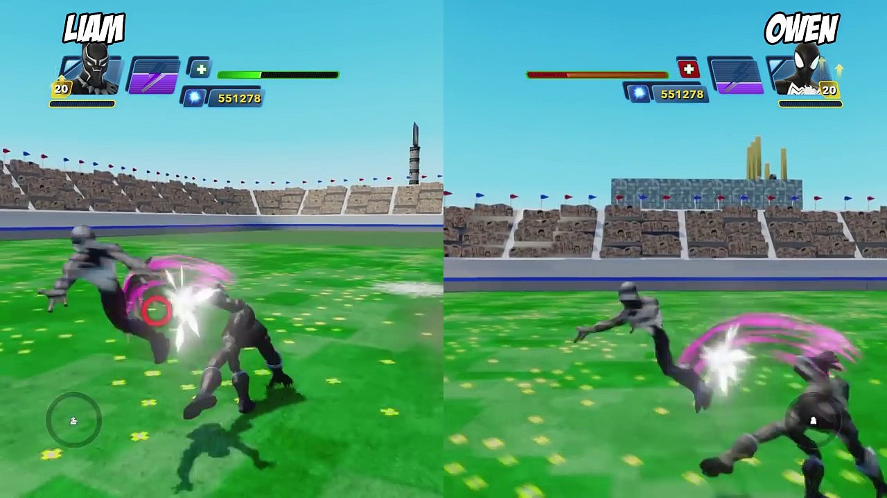 Black Suit Spiderman VS Black Panther Disney Infinity 3.0 Toy Box Fight