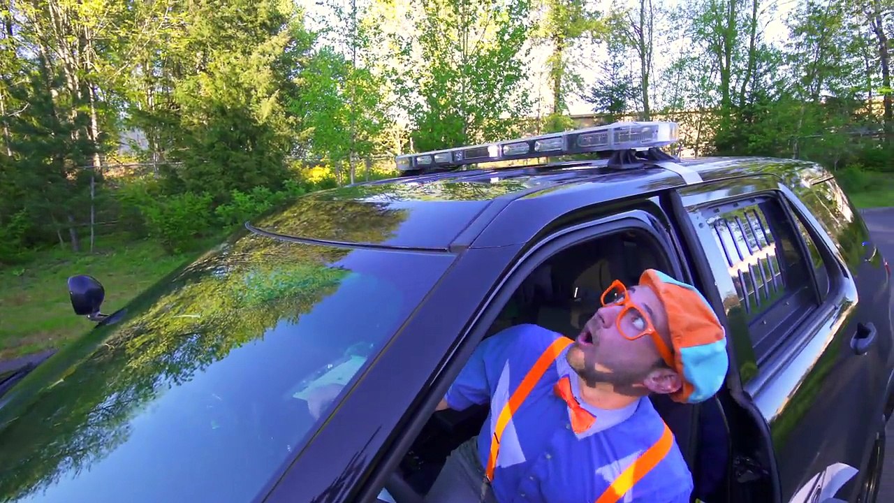 Police Cars for Children with Blippi | Educational Videos for Kids