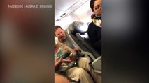 Video shows a passenger forcibly dragged off a United Airlines plane
