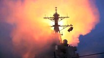 VIDEO US Attacks Syria - Navy Destroyer Launches Missile Strikes WW3