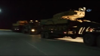 Öncüpınar Sınır Kapısı'ndan Suriye'ye Askeri Araç Sevkiyatı Yapıldı