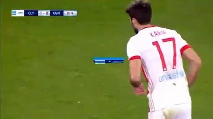 Karim Ansarifard Goal - Olympiakos Piraeus vs. Xanthi FC - 21.01.2018