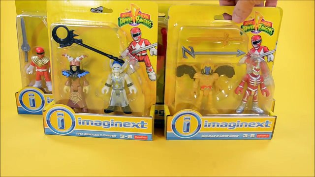 Power Rangers Mighty Morphin & Alien Invasion Imaginext Unboxing w/ Rita Repulsa Lord Zedd Goldar