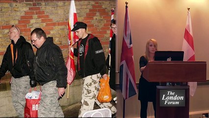 Działaczka NOP prezentuje kampanię "White Rescue"