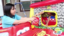 McDonalds Drive Thru Mommy on Disney Cars Lightning McQueen Power Wheel Ride On Car