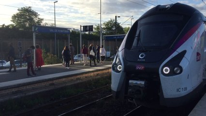 B 85000 ( Coradia Liner) - Intercités  ligne de Paris-Est à Mulhouse-Ville - Gare de Val-de-Fontenay