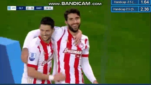 Karim Ansarifard Goal - Olympiacos 2-0 Xanthi Greece Super League