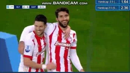 Karim Ansarifard Goal - Olympiacos 2-0 Xanthi Greece Super League