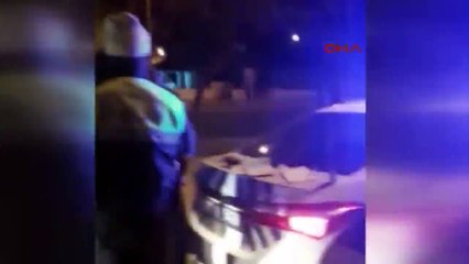 Sarhoş doktor, polisi öldürmekle tehdit etti