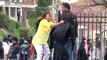 ORIGINAL: Angry mother beats son for participating in Baltimore riots