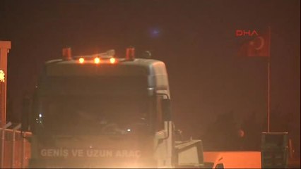 Kilis-Öncüpınar Sınır Kapısı'nda Askeri Sevkiyat Devam Ediyor