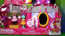 MINNIES FASHION ON THE GO Disney Jr Minnie Mouse Bow-tique YouTube Toy Review