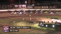 Highlights: World of Outlaws STP Sprint Cars The Dirt Track at Charlotte May 23rd, 2014