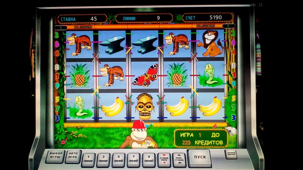 Вулкан игровые автоматы - Crazy monkey (Крейзи Манки)