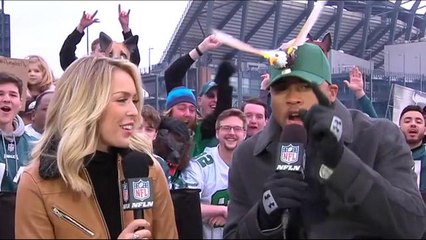Steve Smith Sr. rocks epic Eagles hat on 'NFL GameDay Morning'