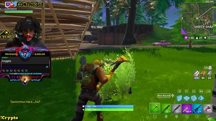 Fortnite #0128: "Bush strats on point OMEGALUL"