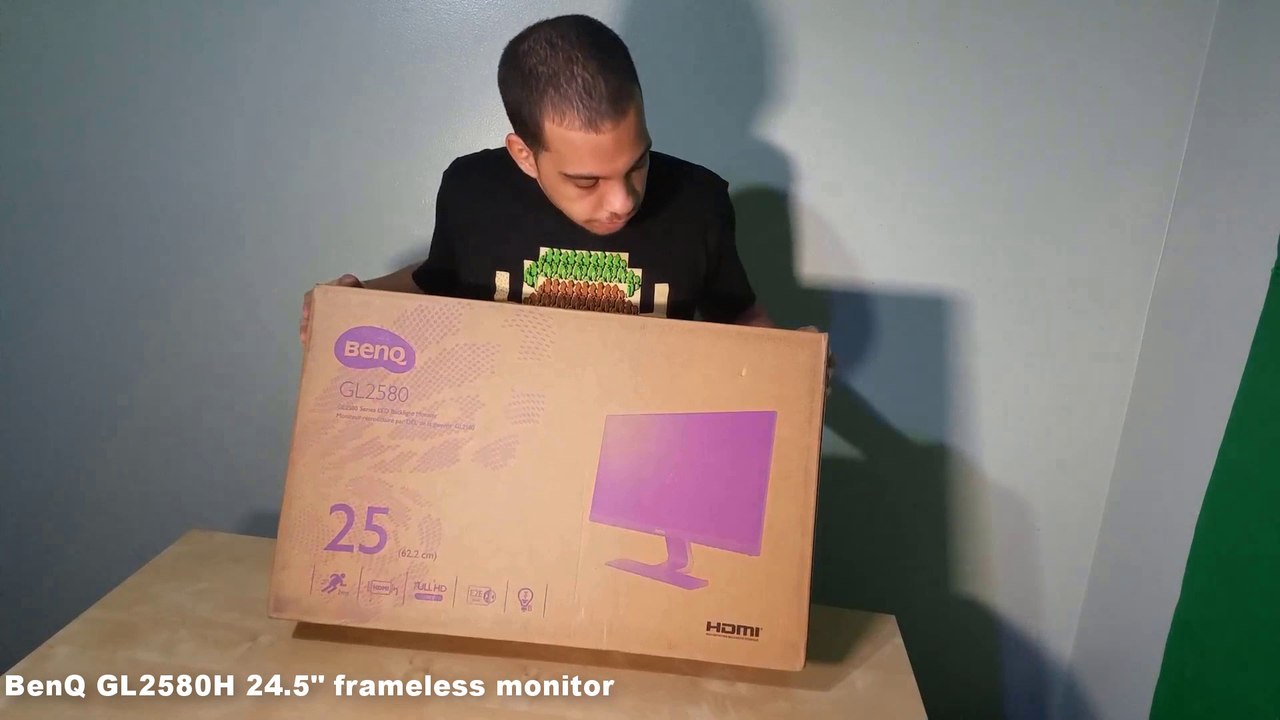 BenQ GL2580H 1080p Monitor Unboxing