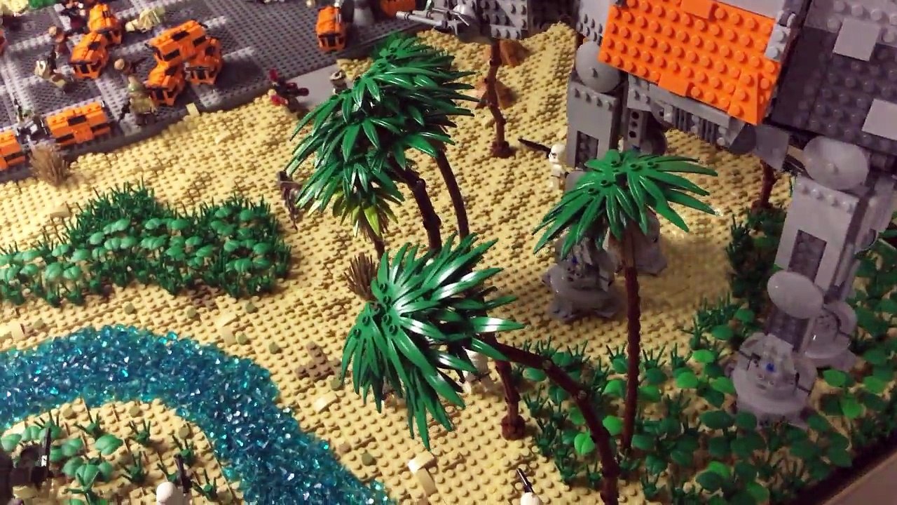 HUGE Lego Star Wars Rogue One Scarif MOC - video Dailymotion