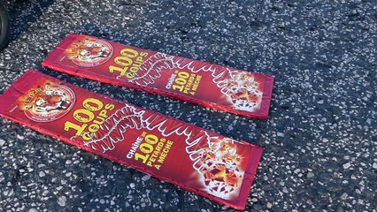 Voiture RC cars VS pétard de Gearbest