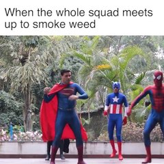 Quand les super héros sont sous coke